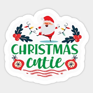 Christmas cutie Sticker